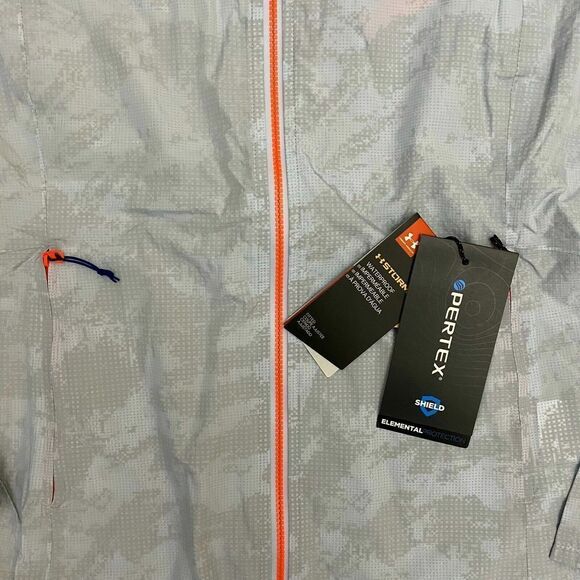 UNDER ARMOUR 1315122-706 UA Womens Sz XSmall Gray Scrambler Hiking Jacket $160+ - Picture 6 of 6